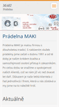 Mobile Screenshot of maki.cz